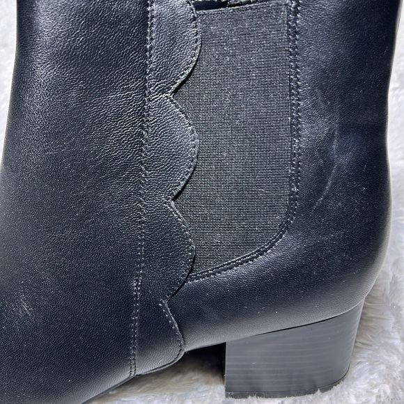 Bandolino Women's Floella Leather Ankle Booties Size 9 1/2 - Picture 5 of 7